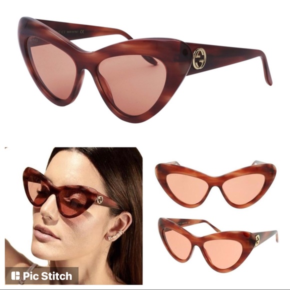 🔥NEW SHOW STOPPER GUCCI CAT EYE SUNGLASSES 🔥 - Picture 7 of 15